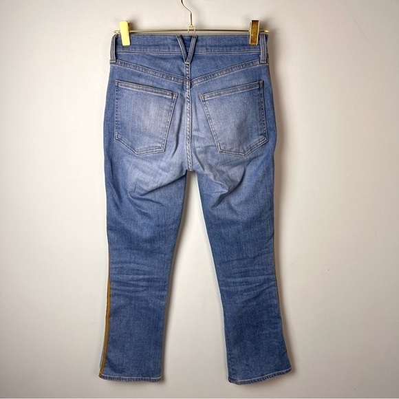 Veronica Beard Carolyn Tuxedo Stripe Baby Bootcut Jeans - Picture 10 of 10